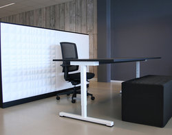 Zit/Sta bureau - Optie 3